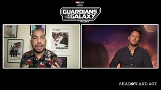 'Guardians Of The Galaxy' Stars Chukwudi Iwuji And Chris Pratt On Vol. 3