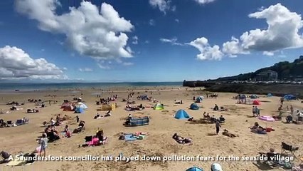 Saundersfoot councillor calls for calm over sewage discharge alerts at the seaside village