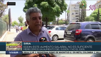 Presidente de Siria, Bashar al-Ásad, estableció un aumento salarial del 100%