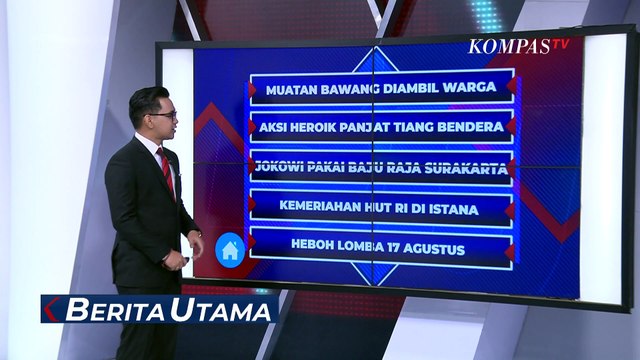 Terekam Kamera! Detik-Detik Seorang Pria Nekat Panjat Tiang Bendera untuk Perbaiki Tali yang Putus