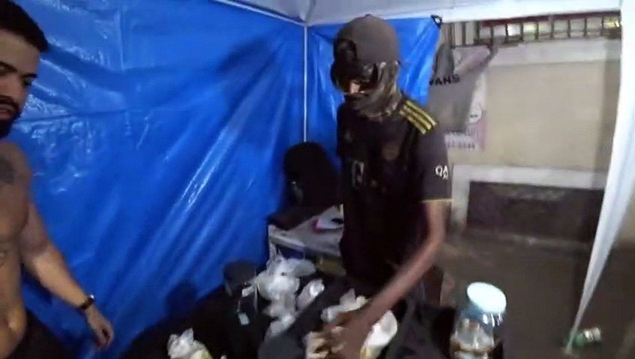 Open Drug Market in the Streets of Rio