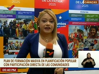 Realizan Plan de Formación Masiva en Planificación Popular para interactuar con las comunidades