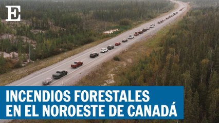 CANADÁ | Los residentes de Yellowknife son evacuados por los INCENDIOS FORESTALES | EL PAÍS