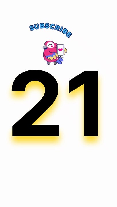 Counting 21 to 30