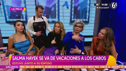 Salma Hayek presume sus vacaciones en Los Cabos