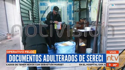 Hallan documentos falsificados en un operativo de la FELCC