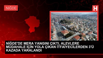 Niğde'de çıkan yangında 500 hektar mera zarar gördü