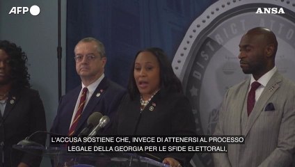 Georgia, Trump incriminato per la quarta volta: coinvolte altre 18 persone