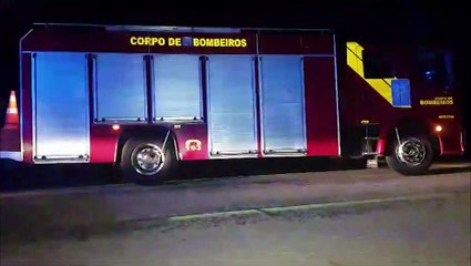 Carreta carregada com soja colide em caminhão e tomba na BR-369