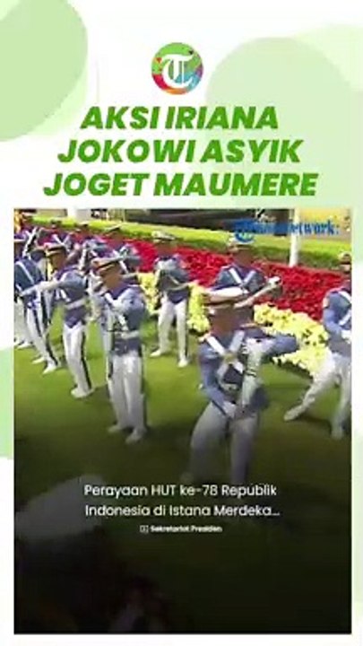 Asyik Joget Maumere di Perayaan HUT ke-78 RI, Iriana Jokowi Bikin Netizen Gemas