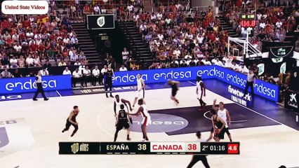Canada Vs Spain Full Highlights | WC warm Up | BasketBall 17 August 2023