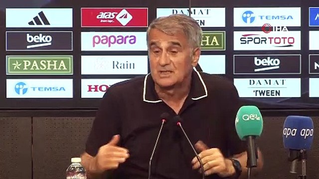 Şenol Güneş: “Bizim için iyi bir akşam oldu”