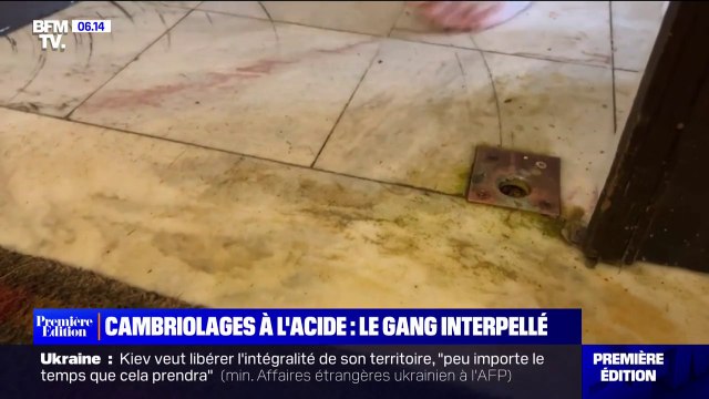 Un groupe soupçonné d'être à l'origine de cambriolages à l'acide interpellé