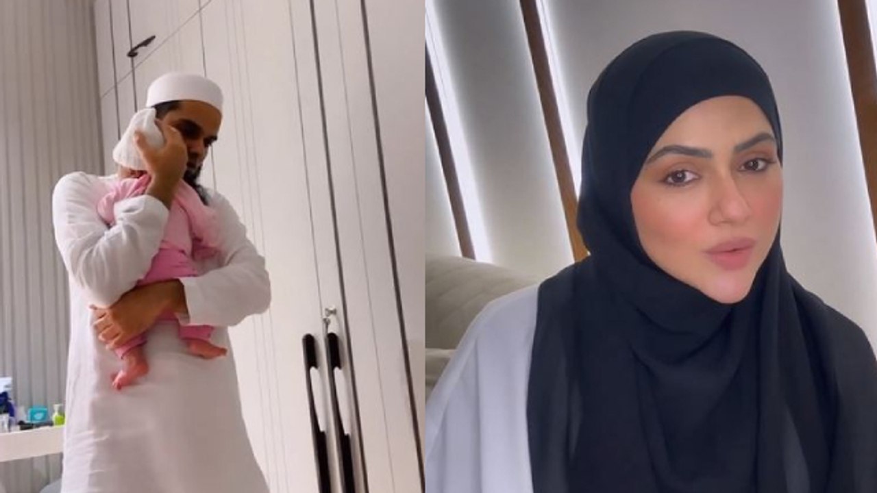 Sana Khan Husband Anas Saiyad Khan Son Tariq Ja...