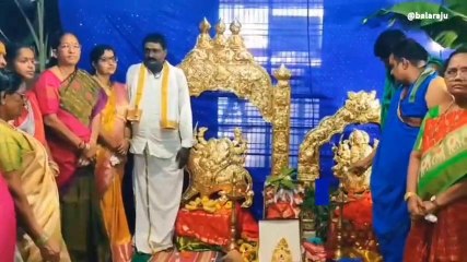 మన్యం జిల్లా: కోట దుర్గమ్మకి రూ.11 లక్షల విలువ గల బంగారు ఆభరణాలు బహుకరణ