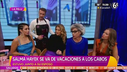 Salma Hayek presume sus vacaciones en Los Cabos