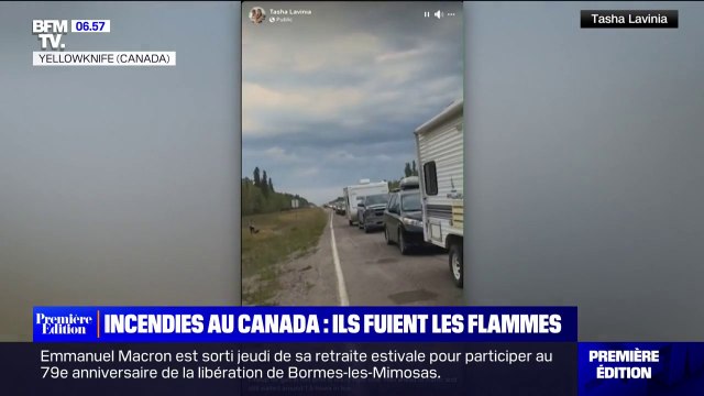 Incendies au Canada: des milliers d'habitants évacuent la ville de Yellowknife
