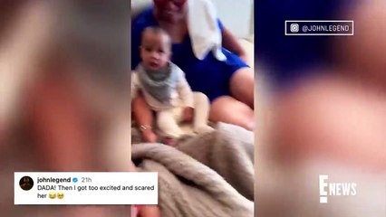 John Legend & Chrissy Teigen's Baby Girl Says Dada for First Time _ E! News