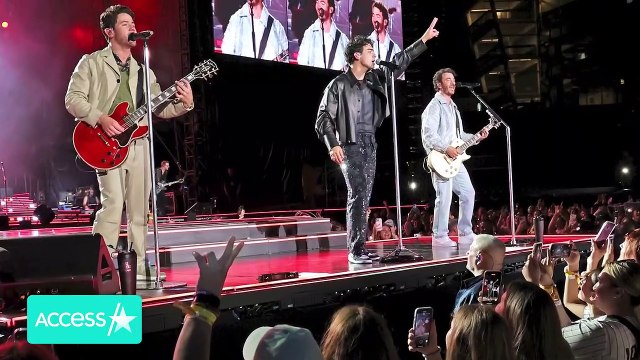 Nick Jonas FALLS Into Hole Onstage at Jonas Brothers Concert