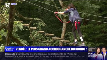 Le plus grand parc d'accrobranche au monde se trouve en Vendée