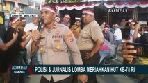 Keseruan Lomba HUT ke-78 RI di Kawasan Pelabuhan Yos Sudarso Ambon, Polisi sampai Jurnalis Ikutan!