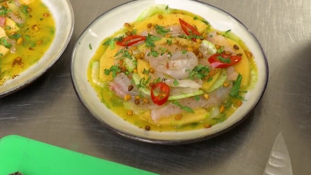 Ma recette avec un chef: la daurade marinée aux quatre épices