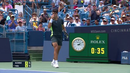 Alcaraz turns tables on Paul with Cincinnati victory