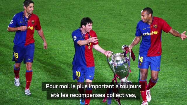 Messi : Je n'ai jamais accordé d'importance au Ballon d'Or