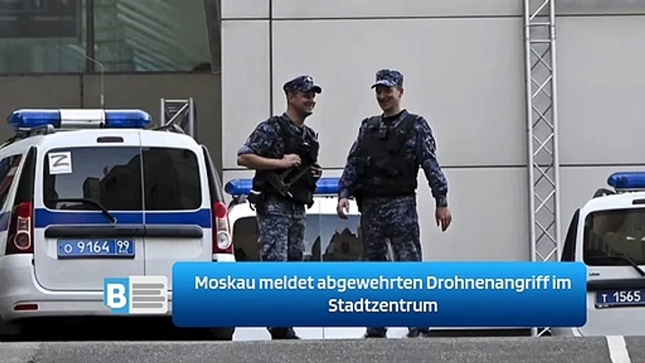 Moskau meldet abgewehrten Drohnenangriff im Stadtzentrum