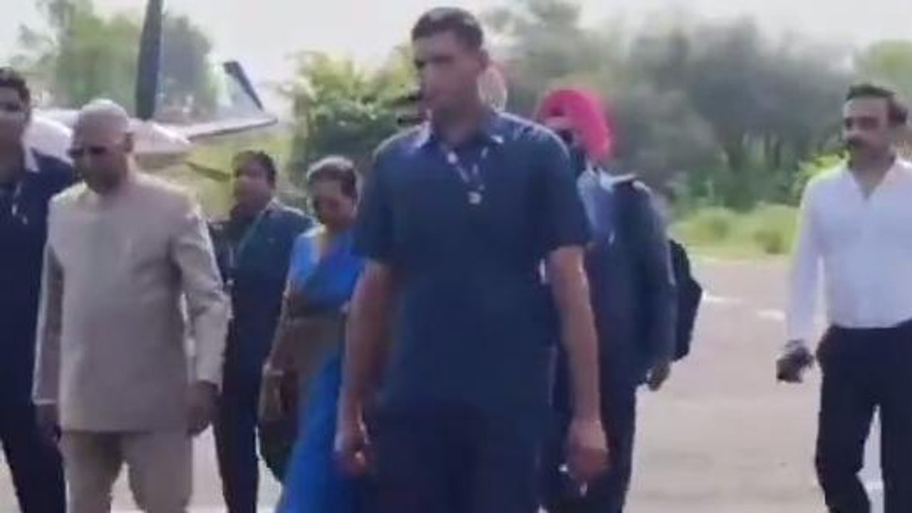 सीकर में पूर्व राष्ट्रपति रामनाथ कोविंद, त्रिवे...