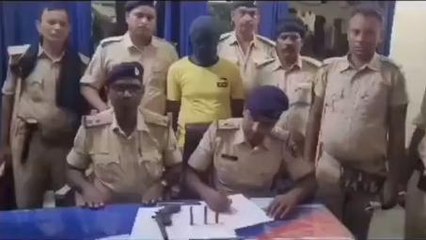 बांका: पुलिस ने अपराध की योजना बनाते अपराधी को देशी कट्टा के साथ पकड़ा