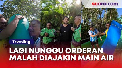 Bikin Haru! Bule Berikan Rejeki Nomplok untuk Dua Driver Ojol, Warganet: Bahagianya Nular