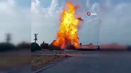 Fabrikada korku dolu anlar! Bomba gibi patladı