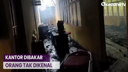Kantor Distrik Fakfak Tengah Dibakar Orang Tak Dikenal