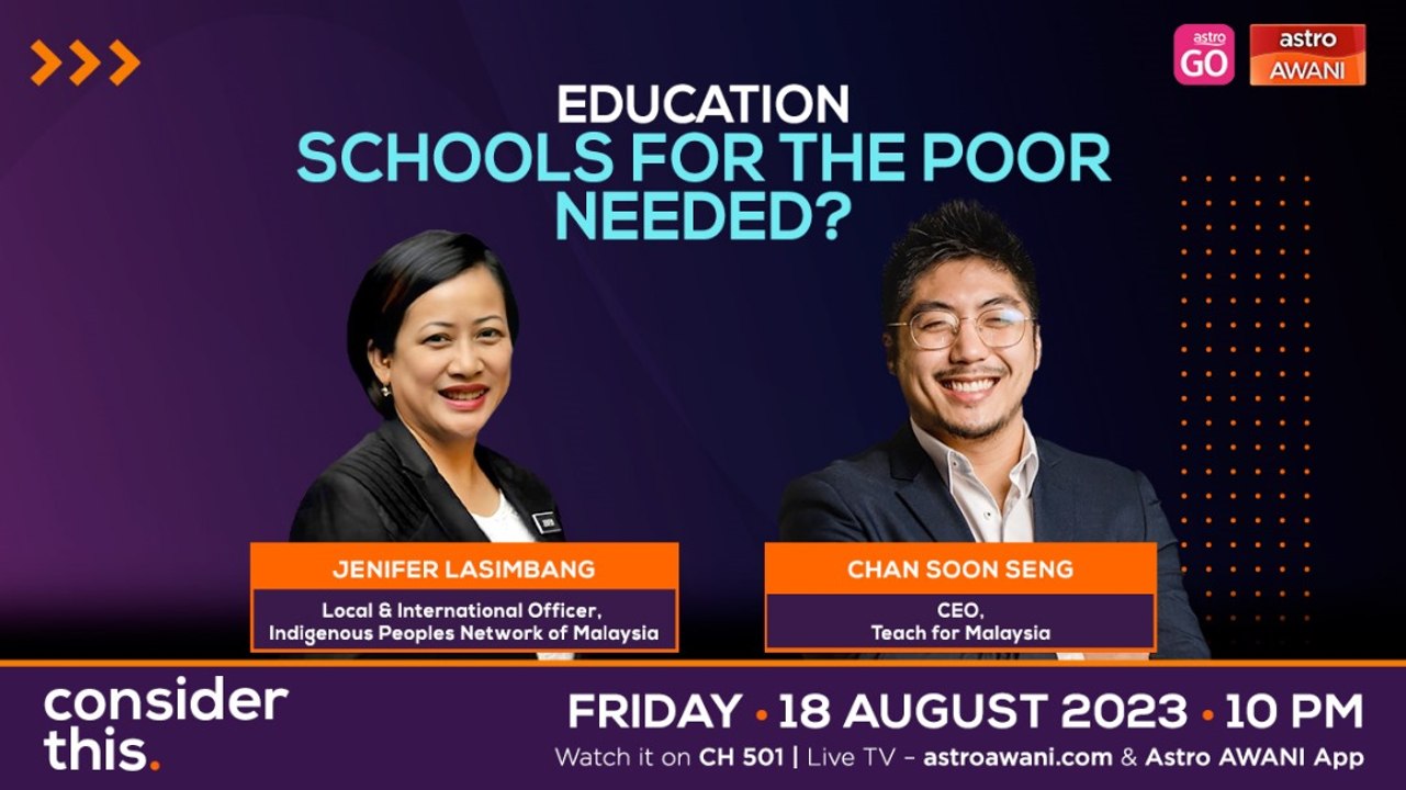 Consider This: Education (Part 1) - Schools for the Poor, Pros & Cons