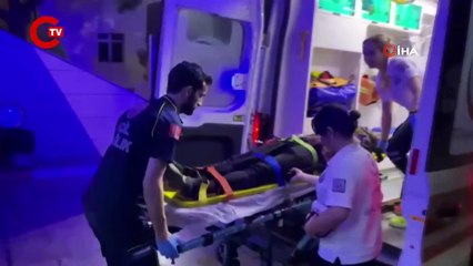 Edirne'de düzensiz göçmenleri taşıyan minibüs devrildi, 8 kişi yaralandı