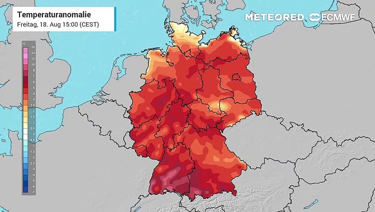 Hitzewelle erreicht Deutschland! Die nächsten Tage werden sehr warm bis heiß werden!