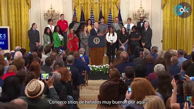 El repulsivo comentario de Biden a unos niños: Sé donde conseguir un helado, papi os debe uno