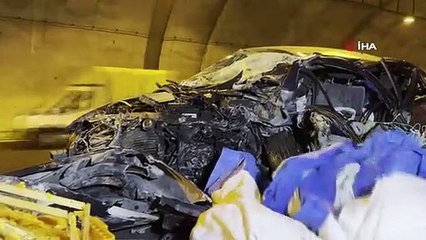 Kuzey Marmara Otoyolu'nda sıkışmalı kaza: 1 ağır yaralı