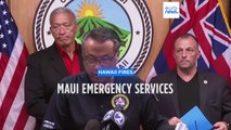 Maui emergency management director resigns citing health reasons amid fierce criticism