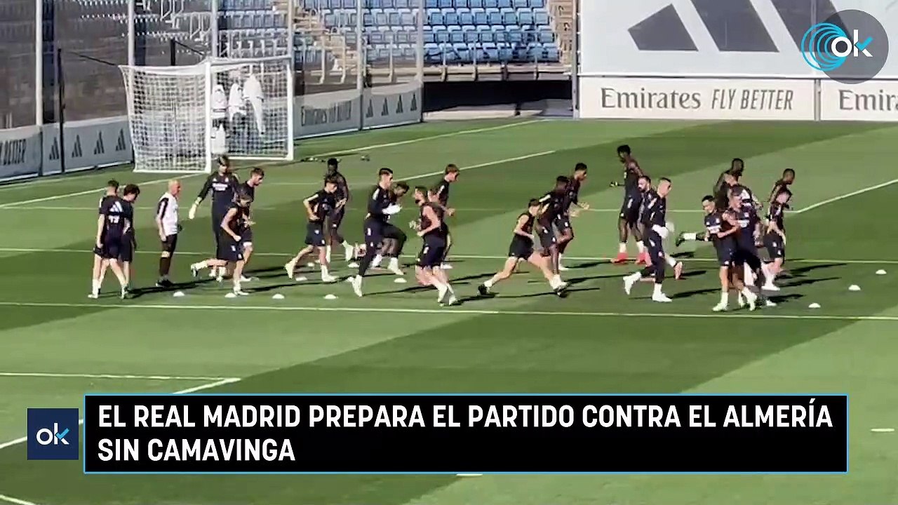El Real Madrid prepara el partido contra el Almería sin Camavinga