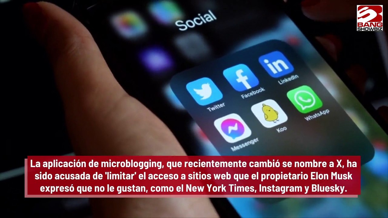 Twitter es acusado de retrasar enlaces a sitios que no le gustan a Elon Musk