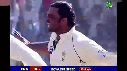 All 17 Wickets by Shoaib Akhtar in 2005 Test Series vs England