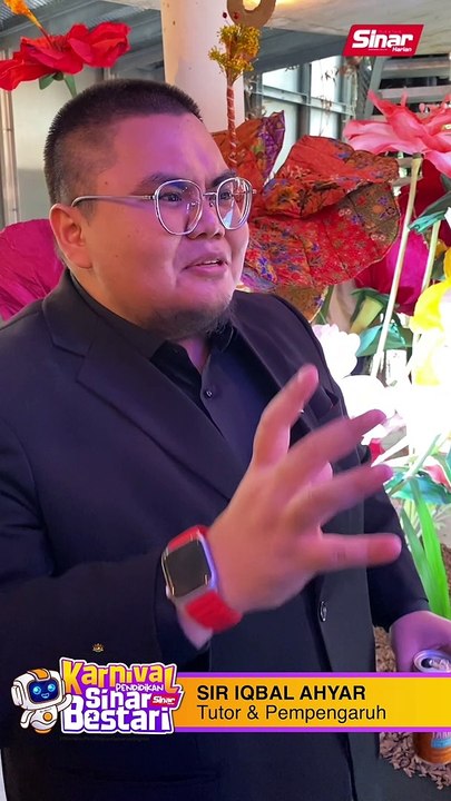 Sir @iqbalahyar cakap korang boleh belajar Pendidikan Digital kat Karnival Pendidikan Sinar Bestari. TUNGGU APA LAGI?