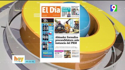 Titulares de prensa Dominicana del  viernes 18 de agosto  | Hoy Mismo