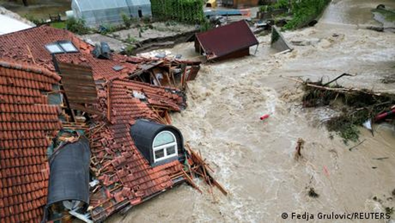 Devastating floods in Slovenia