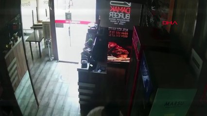 Restorana giren hırsız mutfağa girip bir de yemek yemiş! "Ayranını da eksik etmemiş"