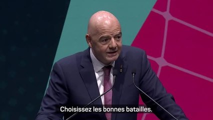 FIFA - Infantino aux femmes : "Choisissez les bons combats"