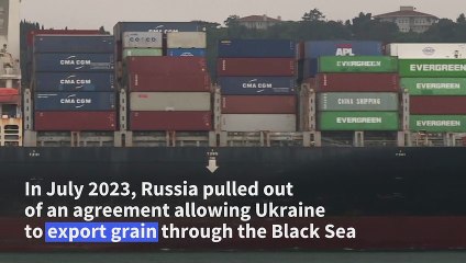From Ukraine to Istanbul, a cargo ship challenges Russian Black Sea blockade