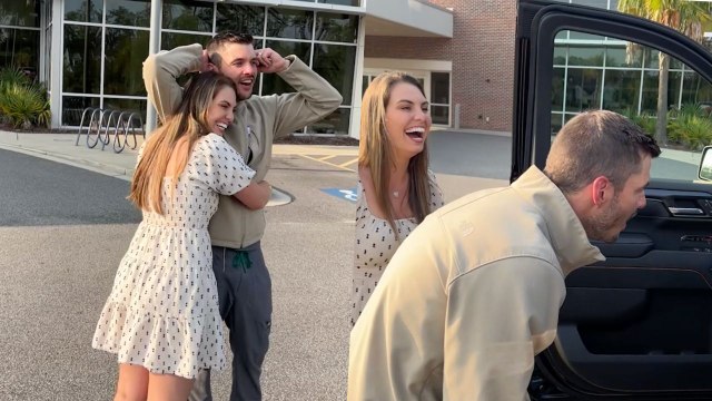 Wife Sacrifices Dream Car To Surprise Husband With His Dream Truck | Happily TV